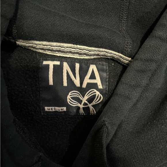 Black TNA fleece hoodie - Picture 2 of 2